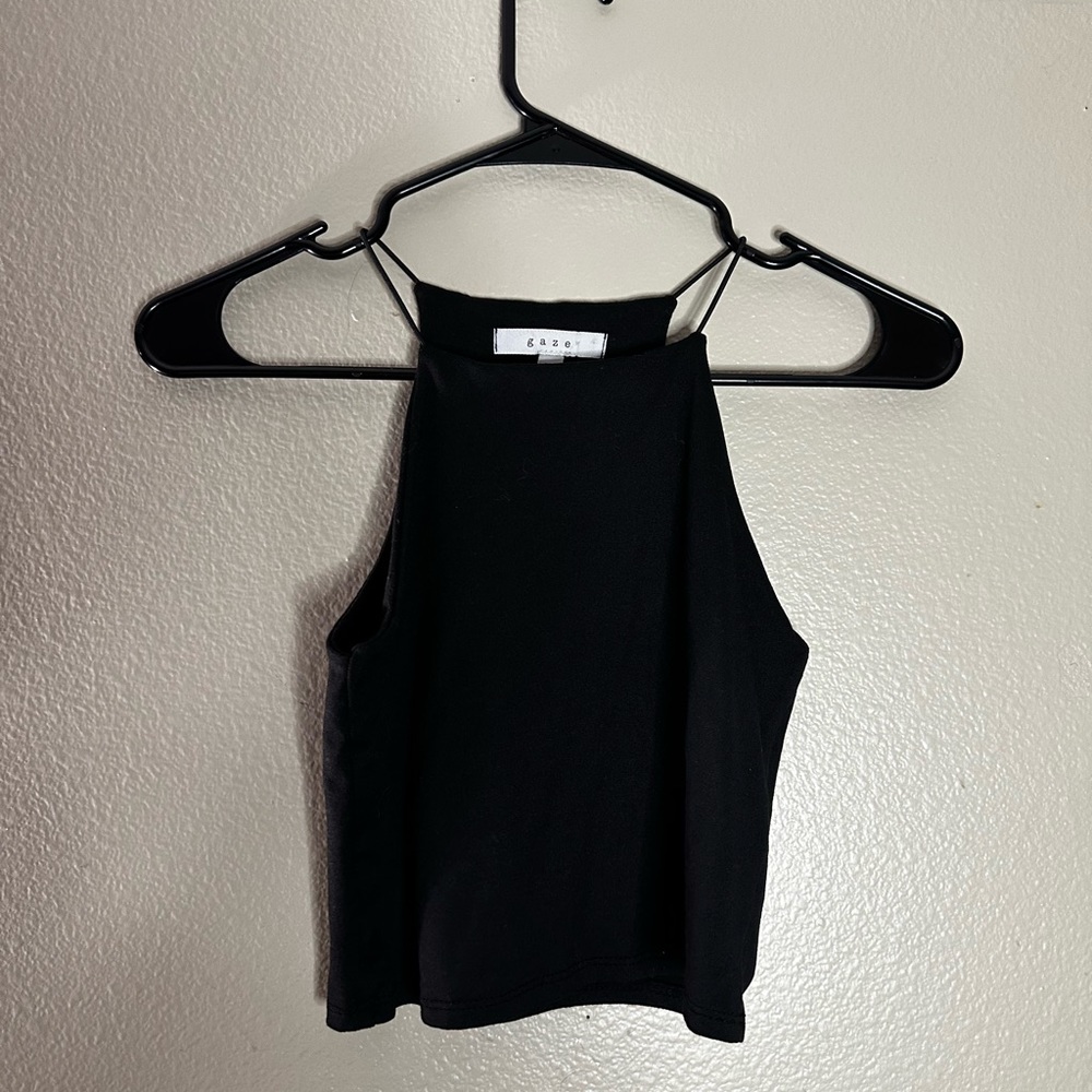 High neck Cropped Tank